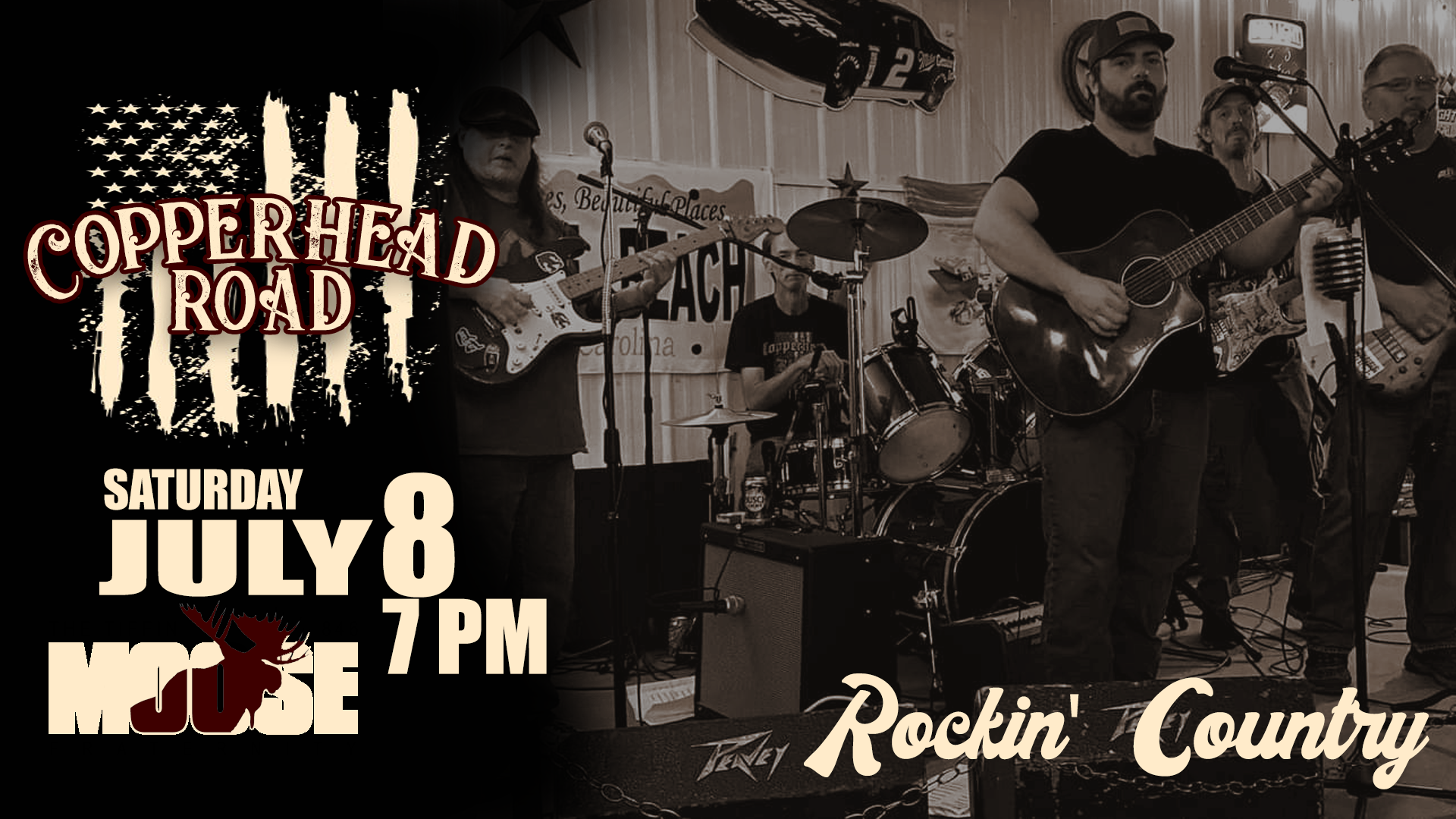 Copperhead Road at The Tiffin Moose - 07/08/23