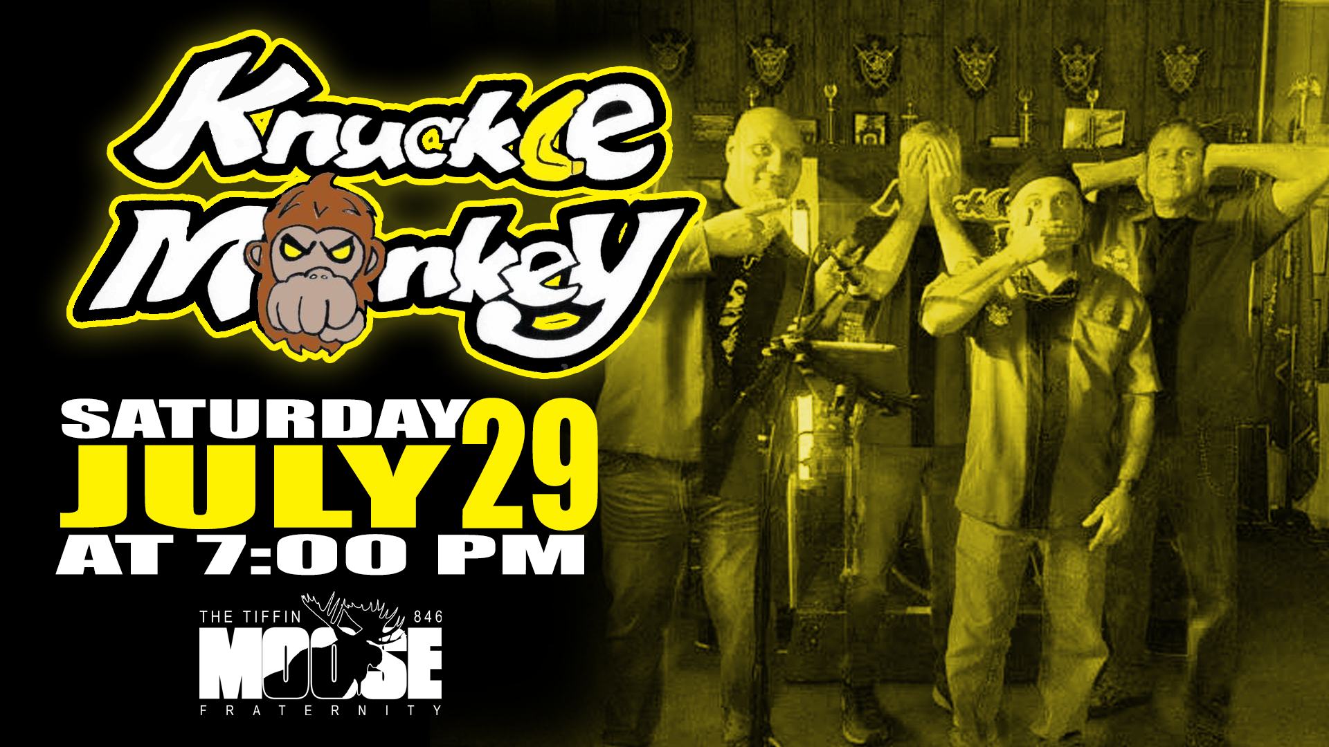 Knuckle Monkey at The Tiffin Moose - 07/29/23