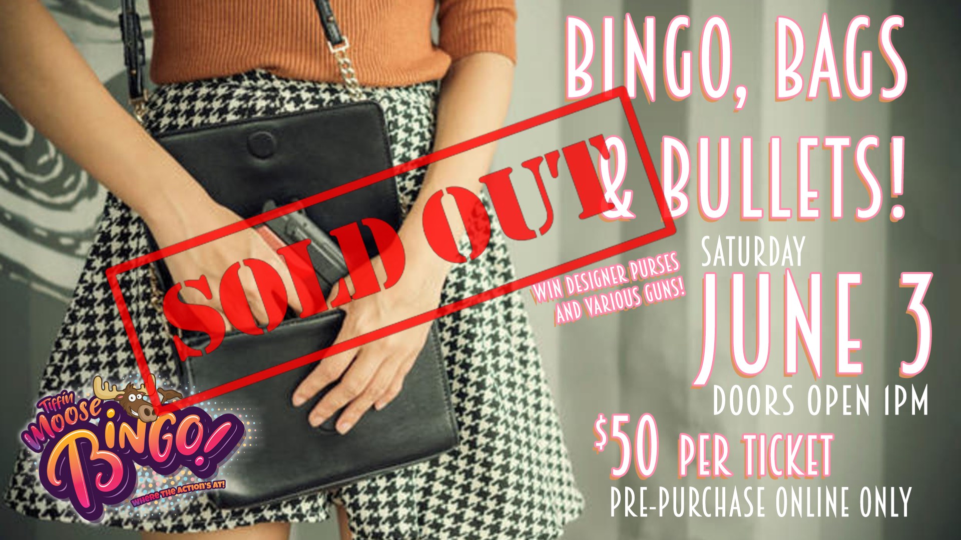 Bingo, Bags, & Bullets at The Tiffin Moose Bingo Hall - 06/03/23